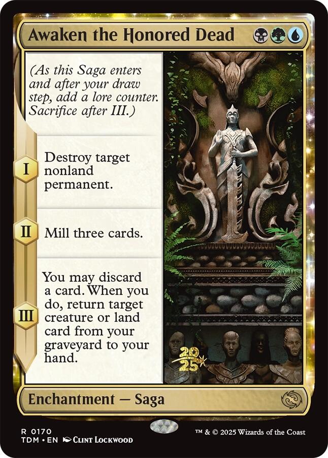 Awaken the Honored Dead [Tarkir: Dragonstorm Prerelease Promos] | Cracking-Singles