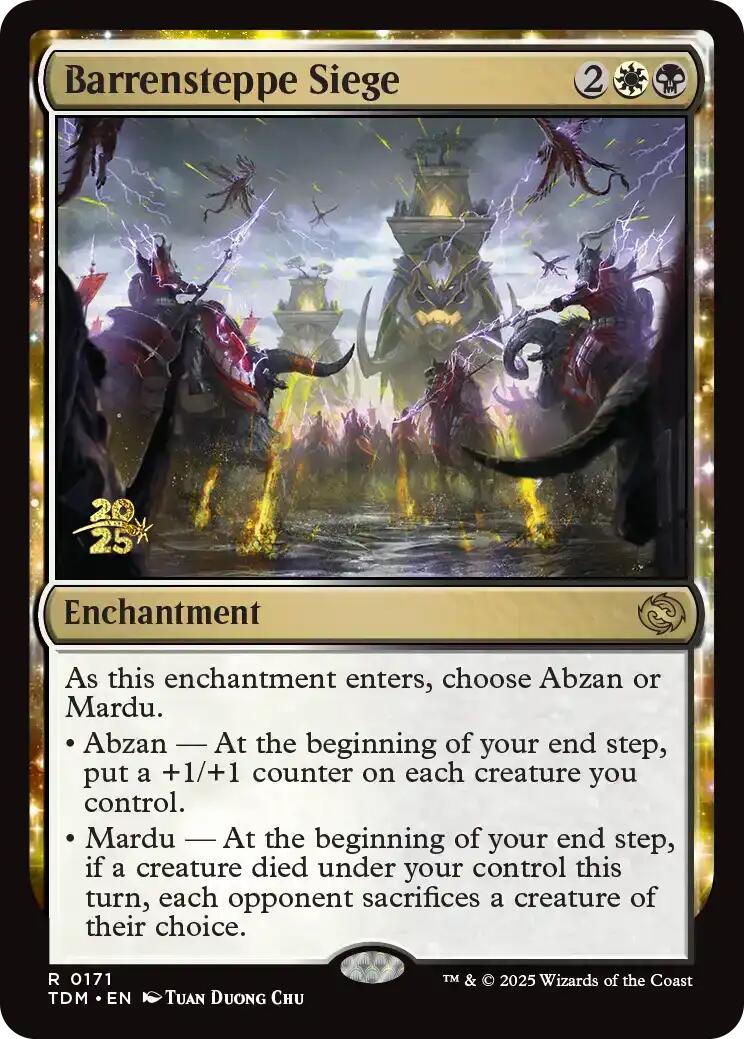 Barrensteppe Siege [Tarkir: Dragonstorm Prerelease Promos] | Cracking-Singles
