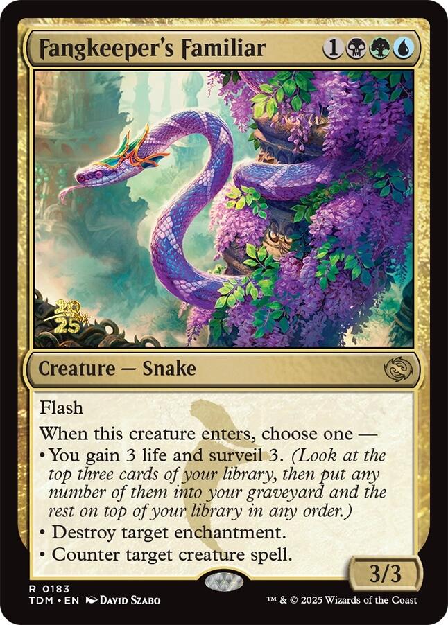 Fangkeeper's Familiar [Tarkir: Dragonstorm Prerelease Promos] | Cracking-Singles
