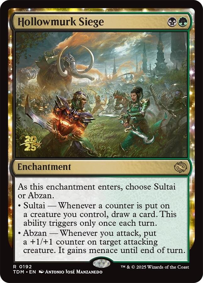 Hollowmurk Siege [Tarkir: Dragonstorm Prerelease Promos] | Cracking-Singles