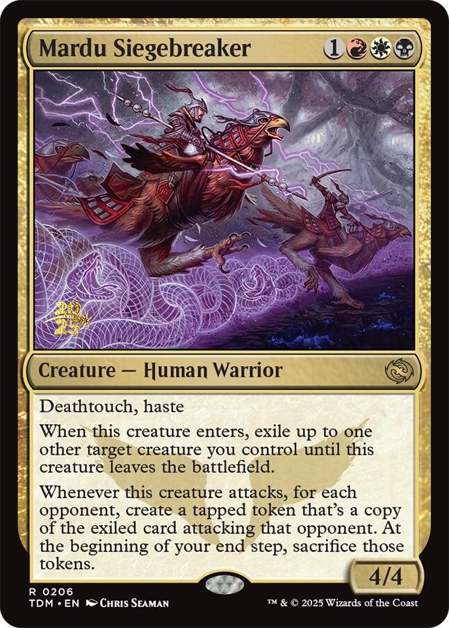 Mardu Siegebreaker [Tarkir: Dragonstorm Prerelease Promos] | Cracking-Singles