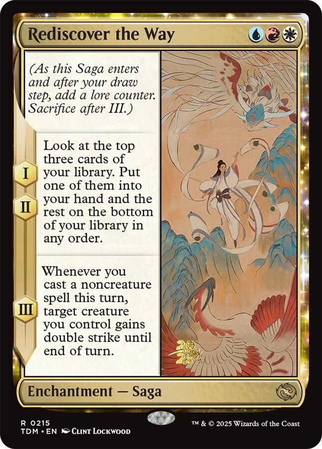 Rediscover the Way [Tarkir: Dragonstorm Prerelease Promos] | Cracking-Singles