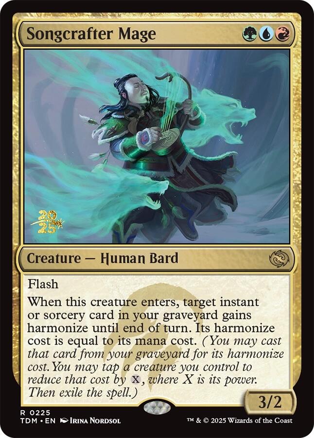 Songcrafter Mage [Tarkir: Dragonstorm Prerelease Promos] | Cracking-Singles