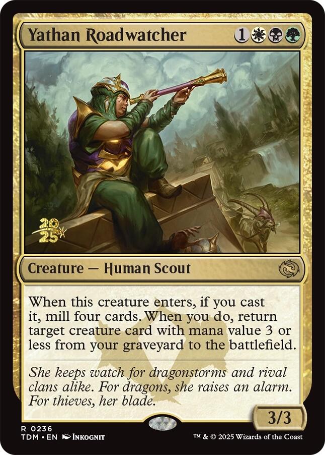 Yathan Roadwatcher [Tarkir: Dragonstorm Prerelease Promos] | Cracking-Singles