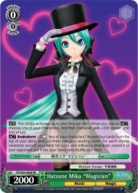 Hatsune Miku "Magician" (PD/S29-E028 RR) [Hatsune Miku: Project DIVA F 2nd] | Cracking-Singles