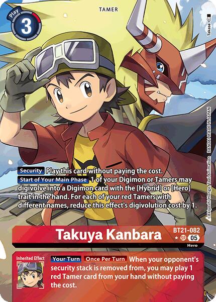 Takuya Kanbara [BT21-082] (Alternate Art) [World Convergence] | Cracking-Singles