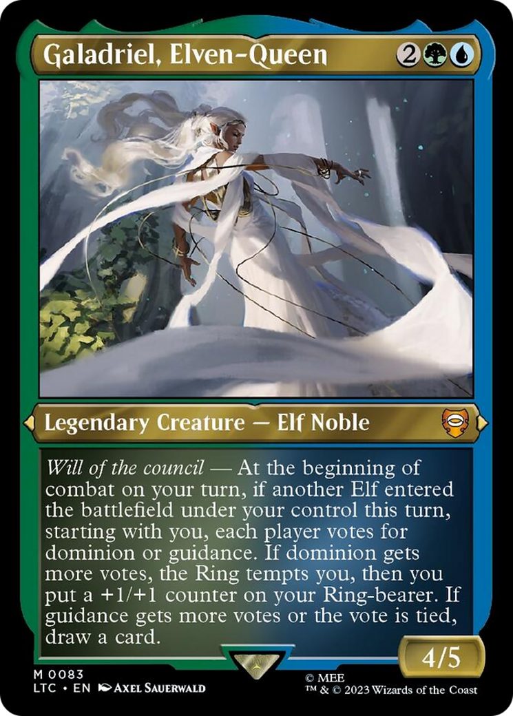Galadriel, Elven-Queen (Display Commander) [The Lord of the Rings: Tales of Middle-Earth Commander] | Cracking-Singles