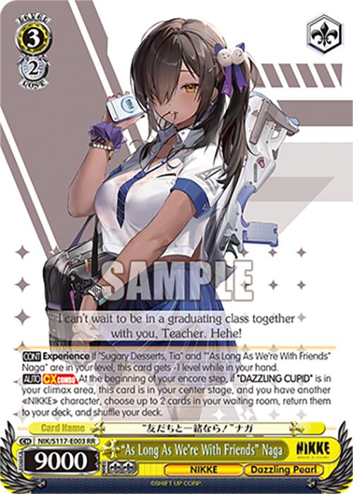 "As Long As We're With Friends" Naga (NIK/S117-E003 RR) [GODDESS OF VICTORY: NIKKE] | Cracking-Singles