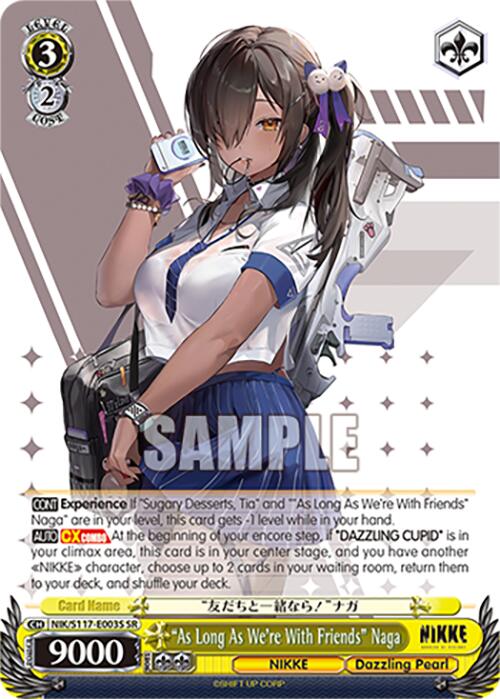 "As Long As We're With Friends" Naga (NIK/S117-E003S SR) [GODDESS OF VICTORY: NIKKE] | Cracking-Singles