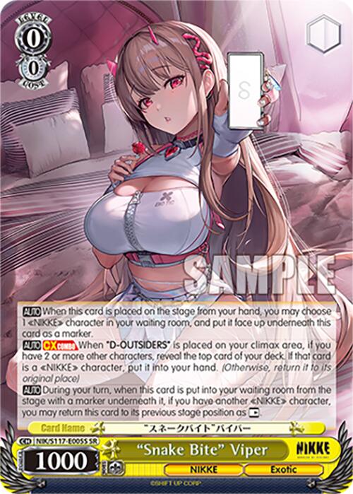 "Snake Bite" Viper (NIK/S117-E005S SR) [GODDESS OF VICTORY: NIKKE] | Cracking-Singles