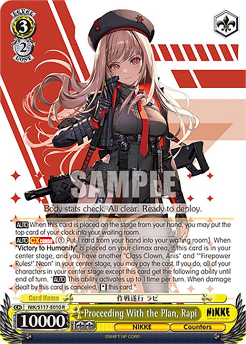 Proceeding With the Plan, Rapi (NIK/S117-E010 R) [GODDESS OF VICTORY: NIKKE] | Cracking-Singles