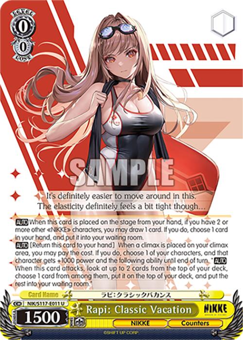 Rapi: Classic Vacation (NIK/S117-E011 U) [GODDESS OF VICTORY: NIKKE] | Cracking-Singles