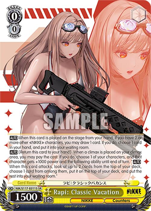 Rapi: Classic Vacation (NIK/S117-E011S SR) [GODDESS OF VICTORY: NIKKE] | Cracking-Singles