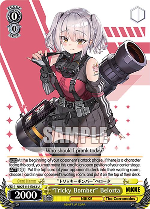 "Tricky Bomber" Belorta (NIK/S117-E012 U) [GODDESS OF VICTORY: NIKKE] | Cracking-Singles