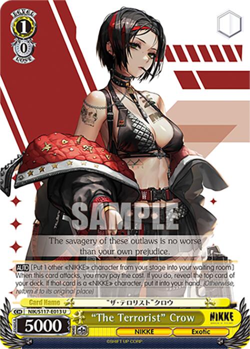 "The Terrorist" Crow (NIK/S117-E013 U) [GODDESS OF VICTORY: NIKKE] | Cracking-Singles