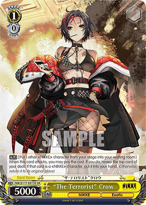 "The Terrorist" Crow (NIK/S117-E013S SR) [GODDESS OF VICTORY: NIKKE] | Cracking-Singles