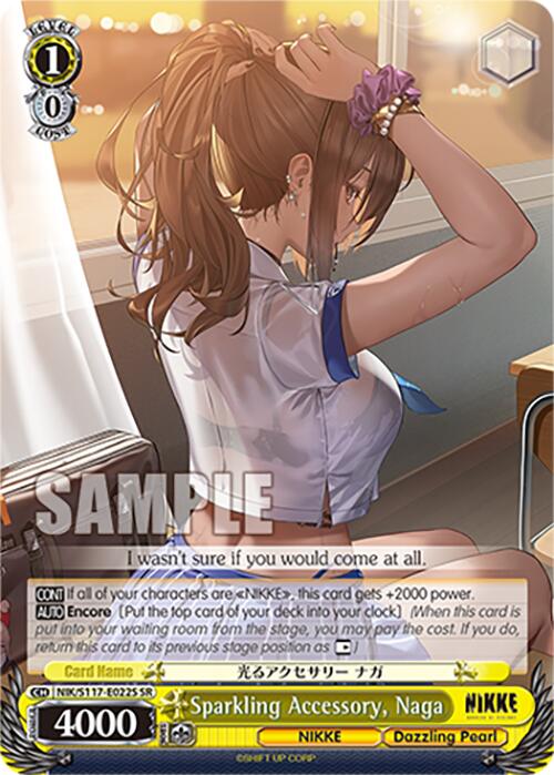 Sparkling Accessory, Naga (NIK/S117-E022S SR) [GODDESS OF VICTORY: NIKKE] | Cracking-Singles