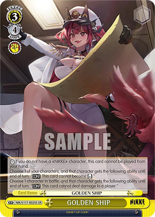 GOLDEN SHIP (NIK/S117-E025S SR) [GODDESS OF VICTORY: NIKKE] | Cracking-Singles
