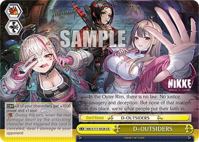D-OUTSIDERS (NIK/S117-E028 CR) [GODDESS OF VICTORY: NIKKE] | Cracking-Singles