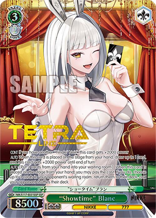 "Showtime" Blanc (NIK/S117-E031SSP SSP) [GODDESS OF VICTORY: NIKKE] | Cracking-Singles