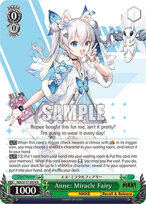Anne: Miracle Fairy (NIK/S117-E034 R) [GODDESS OF VICTORY: NIKKE] | Cracking-Singles