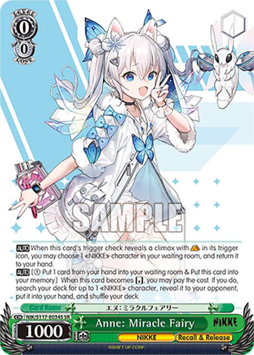 Anne: Miracle Fairy (NIK/S117-E034S SR) [GODDESS OF VICTORY: NIKKE] | Cracking-Singles
