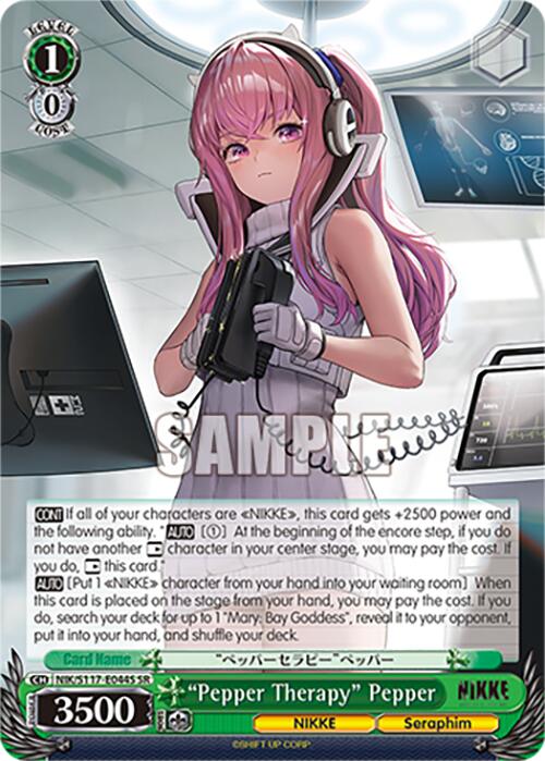 "Pepper Therapy" Pepper (NIK/S117-E044S SR) [GODDESS OF VICTORY: NIKKE] | Cracking-Singles
