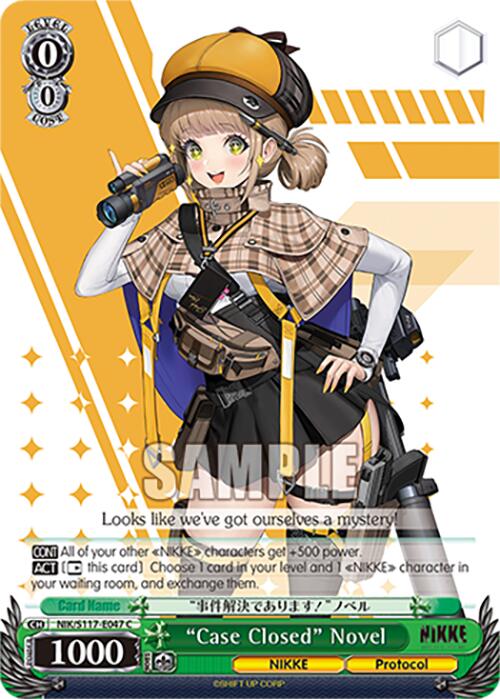"Case Closed" Novel (NIK/S117-E047 C) [GODDESS OF VICTORY: NIKKE] | Cracking-Singles