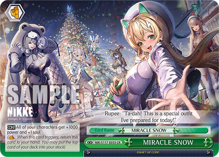 MIRACLE SNOW (NIK/S117-E055 CR) [GODDESS OF VICTORY: NIKKE] | Cracking-Singles