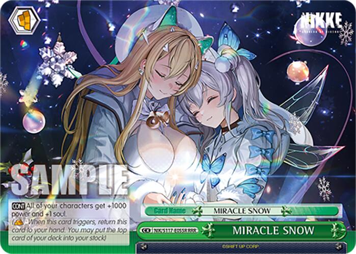 MIRACLE SNOW (NIK/S117-E055R RRR) [GODDESS OF VICTORY: NIKKE] | Cracking-Singles