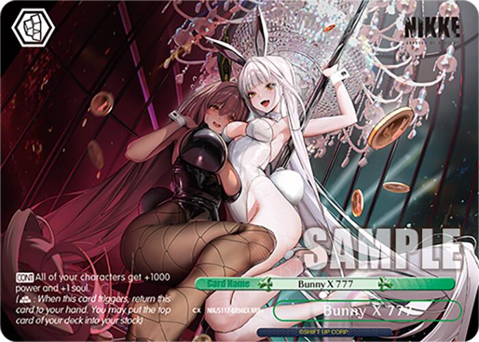 Bunny X 777 (NIK/S117-E056EX RRR+) [GODDESS OF VICTORY: NIKKE] | Cracking-Singles