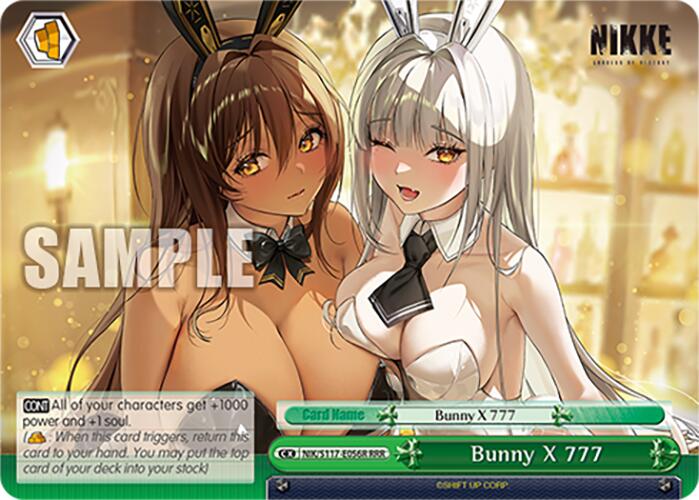 Bunny X 777 (NIK/S117-E056R RRR) [GODDESS OF VICTORY: NIKKE] | Cracking-Singles