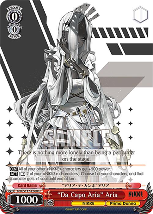 "Da Capo Aria" Aria (NIK/S117-E068 U) [GODDESS OF VICTORY: NIKKE] | Cracking-Singles