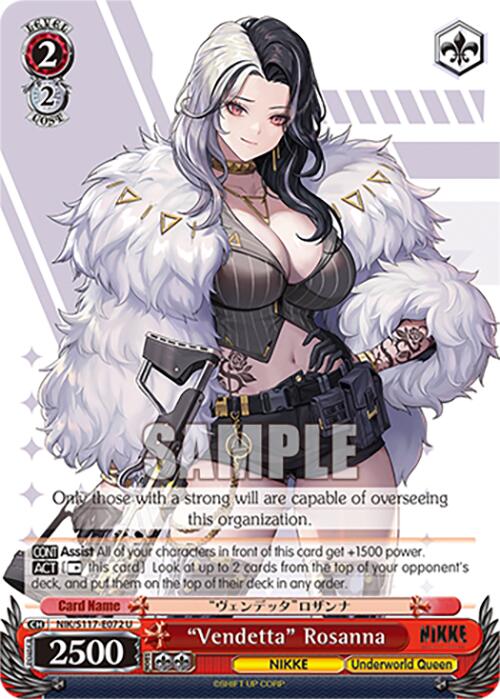 "Vendetta" Rosanna (NIK/S117-E072 U) [GODDESS OF VICTORY: NIKKE] | Cracking-Singles