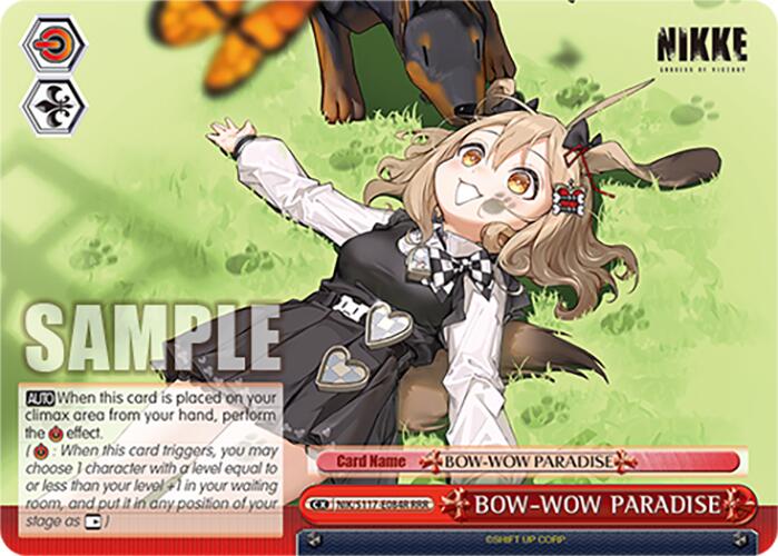 BOW-WOW PARADISE (NIK/S117-E084R RRR) [GODDESS OF VICTORY: NIKKE] | Cracking-Singles