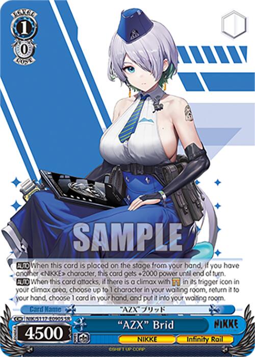 "AZX" Brid (NIK/S117-E090S SR) [GODDESS OF VICTORY: NIKKE] | Cracking-Singles