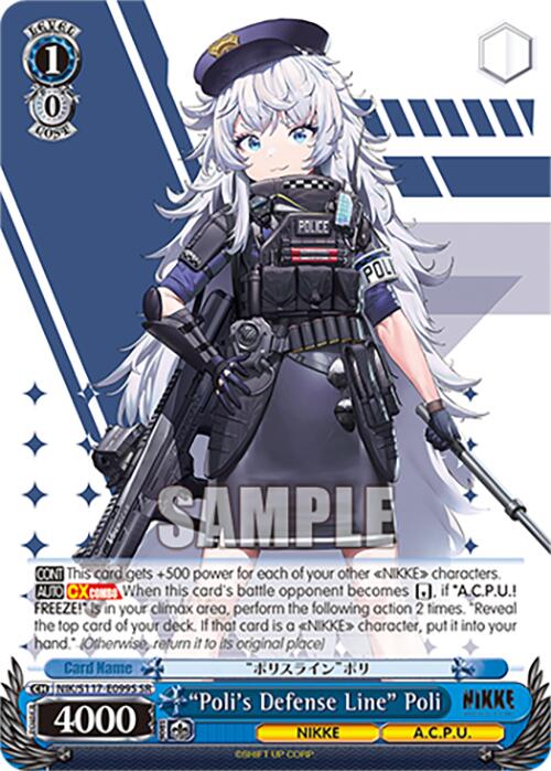 "Poli's Defense Line" Poli (NIK/S117-E099S SR) [GODDESS OF VICTORY: NIKKE] | Cracking-Singles