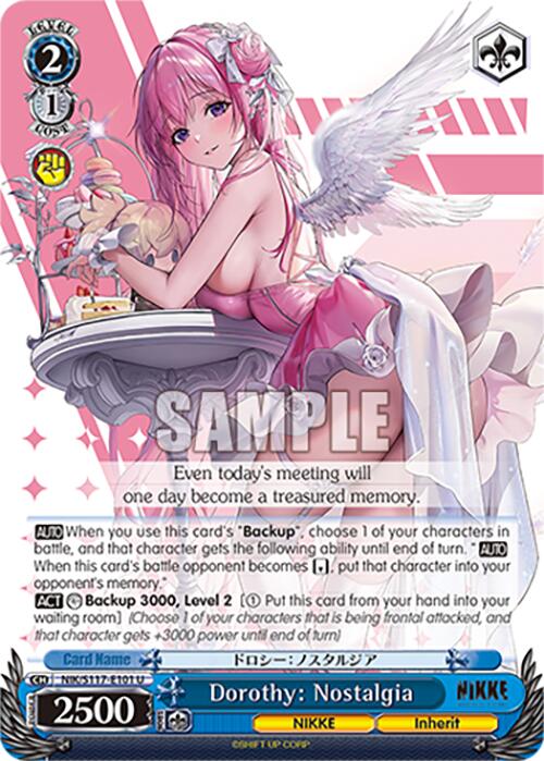 Dorothy: Nostalgia (NIK/S117-E101 U) [GODDESS OF VICTORY: NIKKE] | Cracking-Singles
