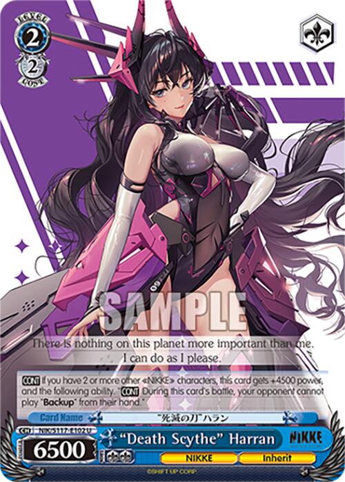 "Death Scythe" Harran (NIK/S117-E102 U) [GODDESS OF VICTORY: NIKKE] | Cracking-Singles