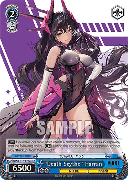 "Death Scythe" Harran (NIK/S117-E102S SR) [GODDESS OF VICTORY: NIKKE] | Cracking-Singles