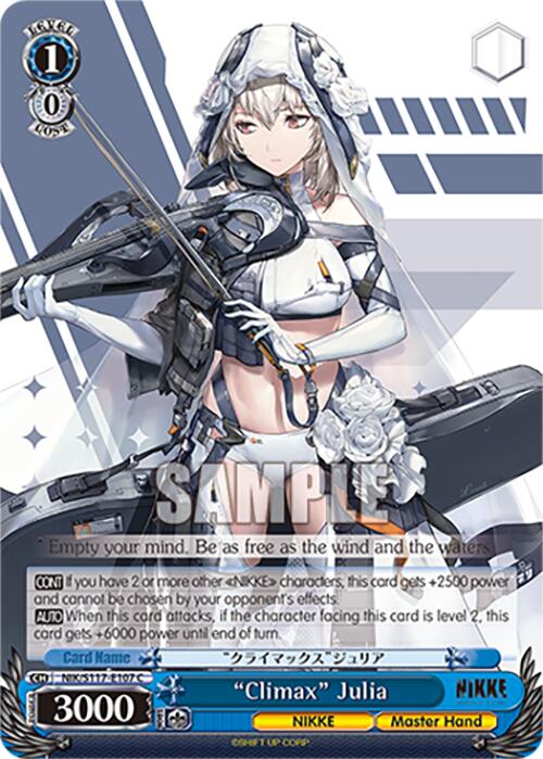 "Climax" Julia (NIK/S117-E107 C) [GODDESS OF VICTORY: NIKKE] | Cracking-Singles
