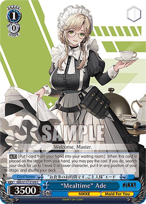 "Mealtime" Ade (NIK/S117-E109 C) [GODDESS OF VICTORY: NIKKE] | Cracking-Singles