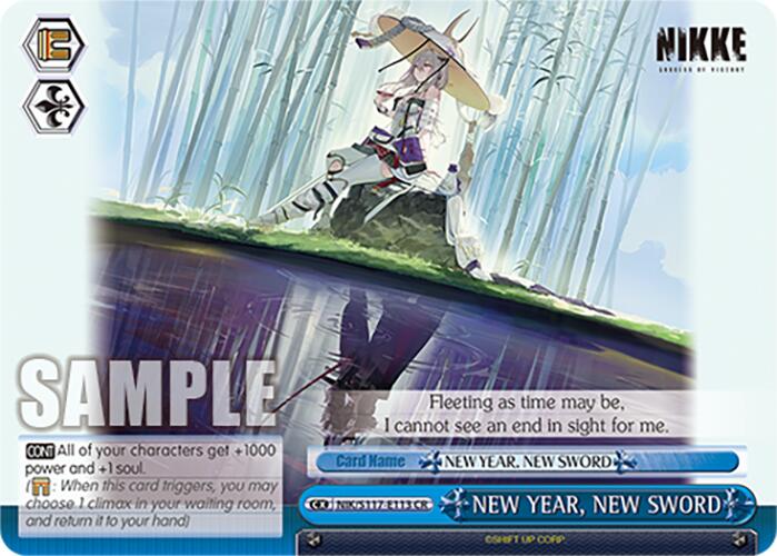 NEW YEAR, NEW SWORD (NIK/S117-E113 CR) [GODDESS OF VICTORY: NIKKE] | Cracking-Singles