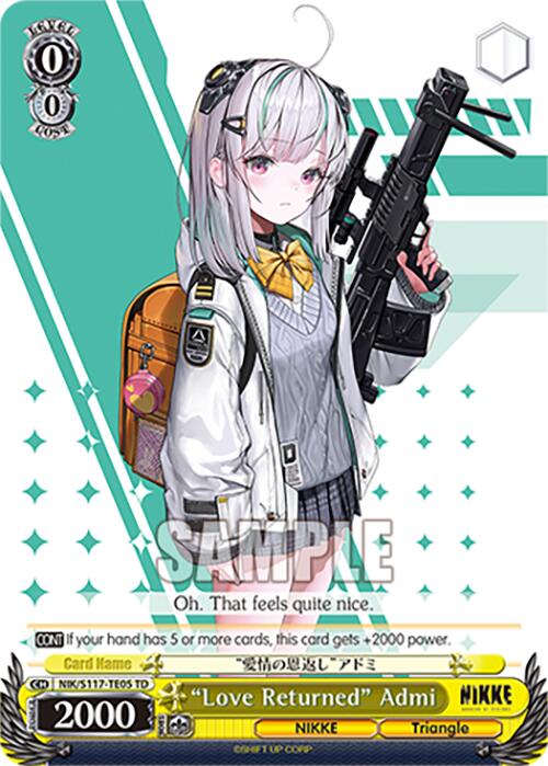 "Love Returned" Admi (NIK/S117-TE05 TD) [GODDESS OF VICTORY: NIKKE] | Cracking-Singles