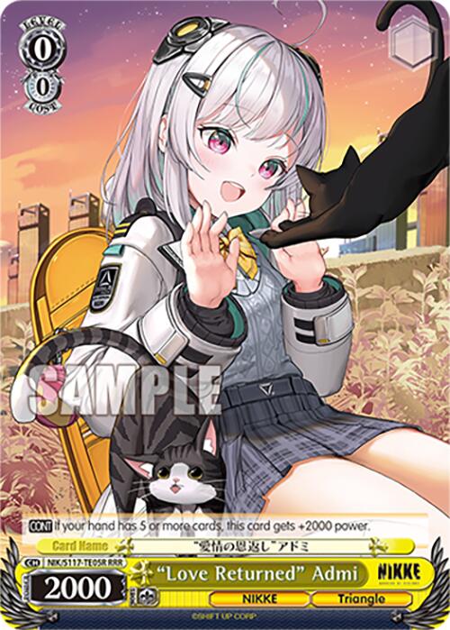 "Love Returned" Admi (NIK/S117-TE05R RRR) [GODDESS OF VICTORY: NIKKE] | Cracking-Singles