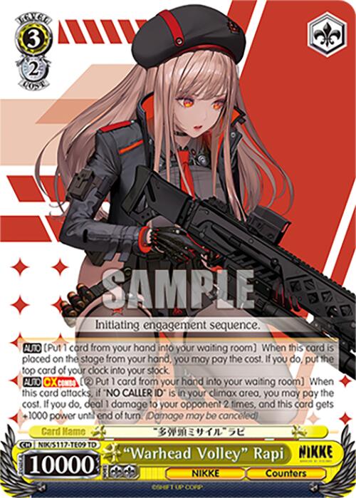 "Warhead Volley" Rapi (NIK/S117-TE09 TD) [GODDESS OF VICTORY: NIKKE] | Cracking-Singles