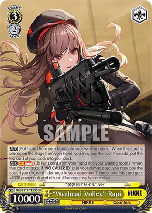 "Warhead Volley" Rapi (NIK/S117-TE09S SR) [GODDESS OF VICTORY: NIKKE] | Cracking-Singles