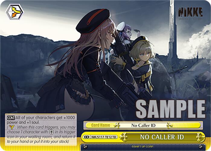 NO CALLER ID(NIK/S117-TE12 TD) [GODDESS OF VICTORY: NIKKE] | Cracking-Singles