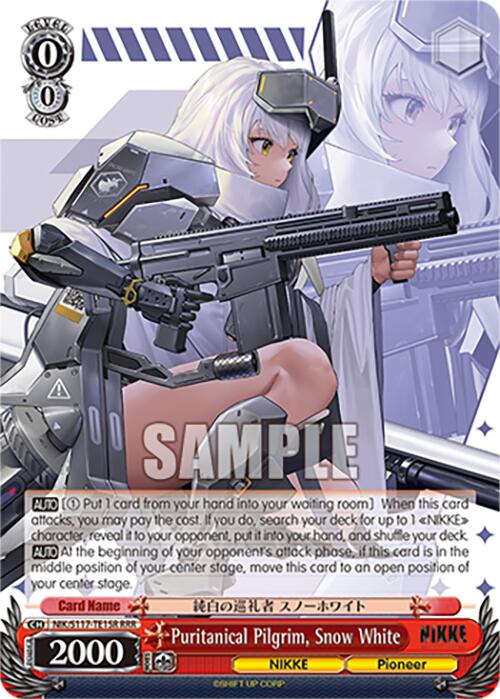 Puritanical Pilgrim, Snow White(NIK/S117-TE15R RRR) [GODDESS OF VICTORY: NIKKE] | Cracking-Singles