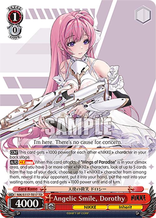 Angelic Smile, Dorothy(NIK/S117-TE17 TD) [GODDESS OF VICTORY: NIKKE] | Cracking-Singles